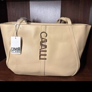 Cavallo Sandra Shopper Almond Buff Bag New with Tags